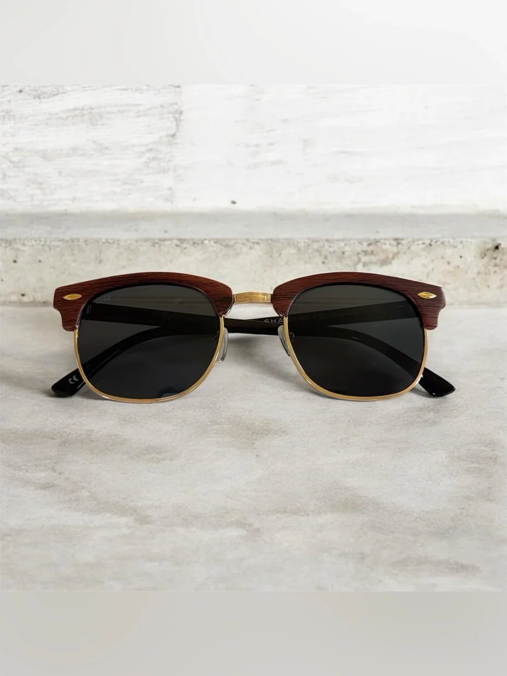 Shady Rays Oakmont Timber Polarized Woodgrain Sunglasses